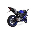 Scorpion Serket Taper Full Exhaust System - Yamaha YZF-R125 (2021 - Current) - Stainless Steel