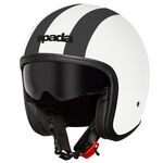 Spada Ace Open Face Helmet - Viper - Gloss White / Black | Spada Helmets at Two Wheel Centre | Free UK Delivery