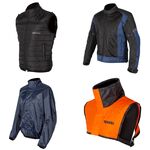 Spada Alberta Modular Textile Jacket - Blue / Blue / Orange