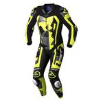 RST Pro Series Airbag CE Leather One Piece Suit - Grey / Lime Camo | Free UK Delivery