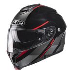 HJ C91 Tero - Black/Red | HJC Helmets at Two Wheel Centre | Free UK Delivery