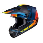 HJC CS-MX 2 Creed Blue/Orange | Off Road and MX Helmets | Two Wheel Centre