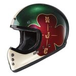 HJC V60 Ofera - Green/Cream | HJC Helmets at Two Wheel Centre