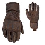 RST Crosby CE Leather Motorcycle Glove - Brown | Free UK Delivery