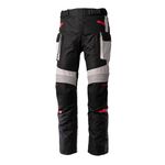 RST Endurance CE Textile Trousers - Black / Silver / Red | Free UK Delivery