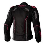 RST S1 CE Ladies Mesh Textile Jacket - Black / Neon Pink  | Free UK Delivery