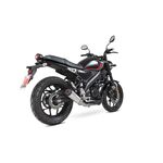 Scorpion Red Power Full Exhaust System - Yamaha XSR125 (2021 - Current) - Stainless Steel