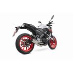 Scorpion Red Power Full Exhaust System - Yamaha MT125 (2019 - 2020) - Stainless Steel