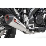 Scorpion Serket Taper Full Exhaust System - Yamaha XSR 125 (2021 - Current) - Stainless Steel