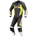 Alpinestars GP Force Chaser One Piece Leather Suit - Black/White/Red/Flo Yellow
