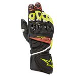 Alpinestars GP Plus R V2 Gloves - Yellow / Red Fluo