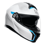 AGV Tourmodular Frequency - Light Grey / Blue | Free UK Delivery from Two Wheel Centre