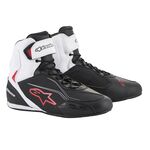 Alpinestars Faster 3 Riding Shoes - Black / White / Red