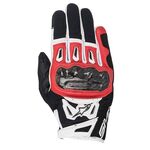 Alpinestars SMX-2 Air Carbon V2 Textile Short Gloves - Black / Red / White