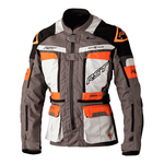 RST Pro Series Adventure X-Treme Race Department CE Textile Jacket - Grey / Ice / Orange | Free UK Delivery