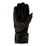 RST S1 CE Leather Motorcycle Gloves - Black / Grey / Neon Green | Free UK Delivery