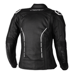 RST S1 CE Ladies Leather Jacket - Black / White | Free UK Delivery