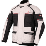 Weise Dune Waterproof Textile Motorcycle Jacket - Stone Grey / Black