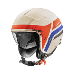 Premier Rocker ON - White / Red / Blue | Premier Helmets from Two Wheel Centre