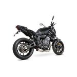 Scorpion Red Power Full Exhaust System - Yamaha MT-07 (2022 - Current) - Stainless Steel