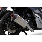 Scorpion Serket Parallel Full System Exhaust - Honda Forza 300 (2018 - Current) - Stainless Steel