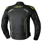 RST S1 CE Leather Jacket - Black / Grey / Flo Yellow | Free UK Delivery from Two Wheel Centre Mansfield Ltd