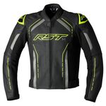 RST S1 CE Leather Jacket - Black / Grey / Flo Yellow | Free UK Delivery from Two Wheel Centre Mansfield Ltd