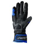 RST Fulcrum CE Leather Motorcycle Gloves - Grey / Blue / Black | Free UK Delivery from Two Wheel Centre Mansfield Ltd