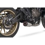 Scorpion Red Power Full Exhaust System - Yamaha XSR700 (2021 - 2023) - Stainless Steel