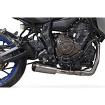 Scorpion Red Power Full Exhaust System - Yamaha Tracer 7 (2020 - Current) - Stainless Steel