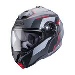 Caberg Duke Evo Move - Matt Gun Metal/Black/Red | Caberg Motorcycle Helmets | Free UK Delivery