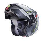 Caberg Duke Evo Move - Matt Gun Metal/Black/Yellow | Caberg Motorcycle Helmets | Free UK Delivery
