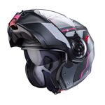 Caberg Duke Evo Move - Matt Gun Metal/Black/Fuchsia | Caberg Motorcycle Helmets | Free UK Delivery