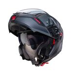 Caberg Levo X Manta - Matt Black/Anthracite/Red | Caberg Motorcycle Helmets | Free UK Delivery