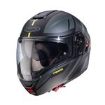 Caberg Levo X Manta - Matt Black/Anthracite/Yellow | Caberg Motorcycle Helmets | Free UK Delivery