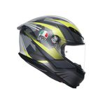 AGV K6-S Excite - Grey/Flo Yellow | AGV Motorcycle Helmets | Free UK Delivery from Two Wheel Centre Mansfield Ltd