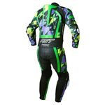 RST Pro Series Evo Airbag CE Leather One Piece Suit - Neon Green/Purple Bolt | Free UK Delivery from Two Wheel Centre Mansfield Ltd