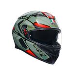 AGV K3 Decept - Matt Black/Green/Red | AGV Motorcycle Helmets | Free UK Delivery from Two Wheel Centre Mansfield Ltd