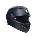 AGV K3 Matt Black | AGV Motorcycle Helmets | Free UK Delivery from Two Wheel Centre Mansfield Ltd