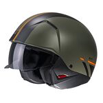 HJC i20 Batol - Matt Green / Black | HJC Open Face Helmets at Two Wheel Centre
