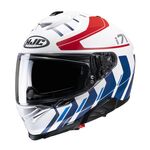 HJC i71 Simo - White/Red/Blue | HJC Motorcycle Helmets | Available at Two Wheel Centre Mansfield Ltd