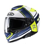 HJC RPHA 71 Zecha - White/Yellow/Blue | HJC Motorcycle Helmets | Available at Two Wheel Centre Mansfield Ltd