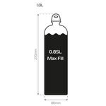 Oxford Fuel Flask Emergency Fuel Bottle - 1 Litre