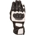 Weise Sprint Leather Glove - Black / White | Weise Motorcycle Gloves | Two Wheel Centre Mansfield Ltd