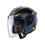 Caberg Flyon II Boss - Matt Black/Grey/Yellow | Caberg Helmets at Two Wheel Centre | Free UK Delivery