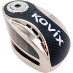Kovix KNX Series Alarmed Disc Lock 10mm Pin - Brushed Metal