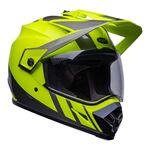 Bell MX-9 Adventure Mips Dash - Hi-Viz Yellow/Grey | Bell Motorcycle Helmets | Two Wheel Centre Mansfield Ltd