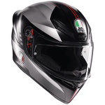 AGV K1-S Lap - Matt Black/Grey/Red | AGV Motorcycle Helmets | Free UK Delivery from Two Wheel Centre Mansfield Ltd