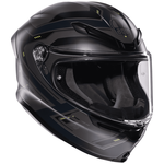 AGV K6-S Enhance - Matt Grey/Flo Yellow | AGV Motorcycle Helmets | Free UK Delivery from Two Wheel Centre Mansfield Ltd