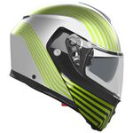 AGV Streetmodular Iseo - Matt White/Black/Flo Yellow | AGV Motorcycle Helmets | Free UK Delivery from Two Wheel Centre Mansfield Ltd
